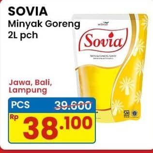 Promo Harga Sovia Minyak Goreng 2000 ml - Indomaret