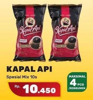 Promo Harga Kapal Api Kopi Bubuk Special Mix per 10 sachet - Yogya