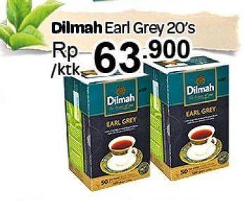 Promo Harga Dilmah Tea Earl Grey 20 pcs - Carrefour