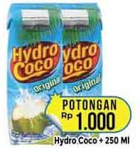 Promo Harga Hydro Coco Minuman Kelapa Original 250 ml - Hypermart