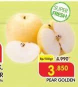 Promo Harga Pear Golden per 100 gr - Superindo