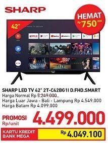 Promo Harga SHARP 2T-C42BG1i | Full HD Android TV 42"  - Carrefour