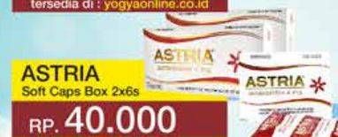 Promo Harga Astria Force Axtaxanthine 6 mg 6 pcs - Yogya