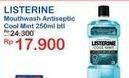 Promo Harga Listerine Mouthwash Antiseptic Cool Mint 250 ml - Indomaret