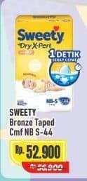 Promo Harga Sweety Bronze Comfort Dry X-Pert NB-S44 44 pcs - Alfamart