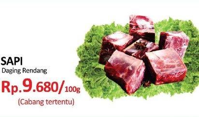 Promo Harga Daging Rendang Sapi per 100 gr - Yogya