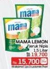 Promo Harga Mama Lemon Cairan Pencuci Piring Jeruk Nipis 1600 ml - LotteMart