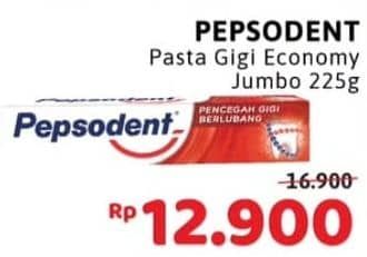 Promo Harga Pepsodent Pasta Gigi Pencegah Gigi Berlubang 225 gr - Alfamidi