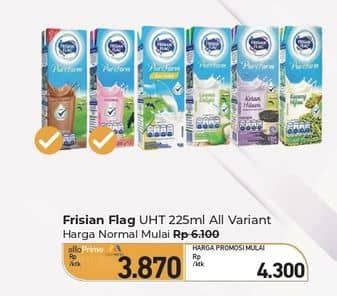 Promo Harga Frisian Flag Susu UHT Purefarm All Variants 225 ml - Carrefour