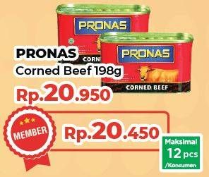 Promo Harga Pronas Corned Beef 198 gr - Yogya