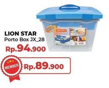 Promo Harga LION STAR Porto Box  - Yogya