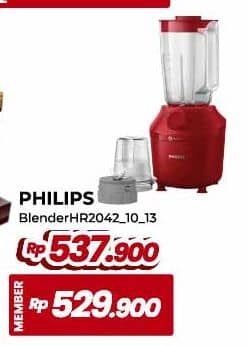 Promo Harga Philips HR 2042 Blender 3000 Series 290 W 1900 ml - Yogya