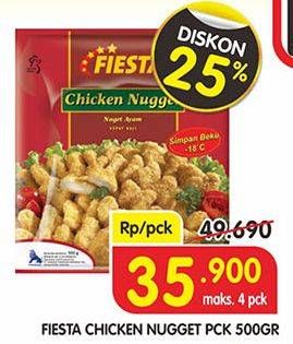 Promo Harga FIESTA Naget 500 gr - Superindo