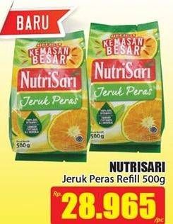Promo Harga NUTRISARI Powder Drink Jeruk Peras 500 gr - Hari Hari