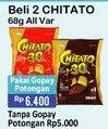 Promo Harga CHITATO Snack Potato Chips All Variants per 2 pcs 68 gr - Alfamart