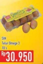 Promo Harga SIH Telur Omega 3 10 pcs - Hypermart