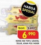 Promo Harga KONG KEE Tofu Telur, Udang, Ayam 140 gr - Superindo