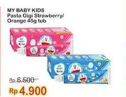 Promo Harga My Baby Kids Toothpaste Strawberry, Orange 45 gr - Indomaret