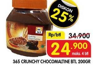 Promo Harga 365 Crunchy Chocomaltine 200 gr - Superindo