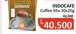 Promo Harga Indocafe Coffeemix 3in1 per 30 sachet 20 gr - Alfamidi