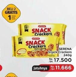 Promo Harga SERENA Snack Crackers 240 gr - LotteMart