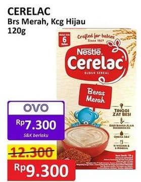 Promo Harga Nestle Cerelac Bubur Bayi Ekonomis Kacang Hijau 120 gr - Alfamart