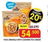 Promo Harga Yava Granola with Cashews All Variants 400 gr - Superindo