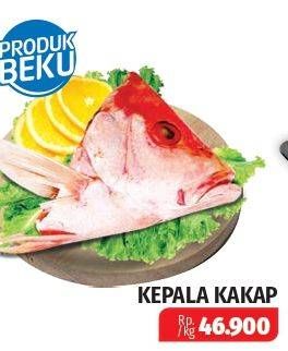 Promo Harga Kepala Ikan Kakap Merah  - Lotte Grosir