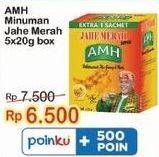 Promo Harga AMH Jahe Merah Super per 5 pcs 20 gr - Indomaret