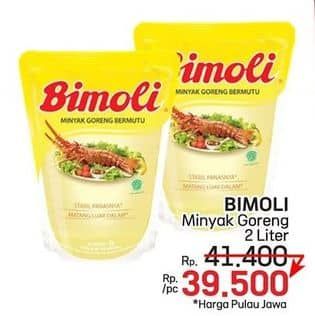 Promo Harga Bimoli Minyak Goreng 2000 ml - LotteMart