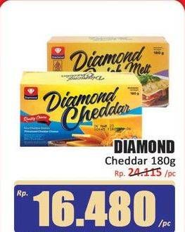 Promo Harga Diamond Keju Cheddar 180 gr - Hari Hari