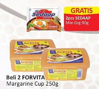 Promo Harga FORVITA Margarine per 2 pcs 250 gr - Alfamart