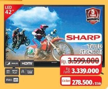 Promo Harga SHARP 2T-C42BB1i | Android TV 42"  - Lotte Grosir