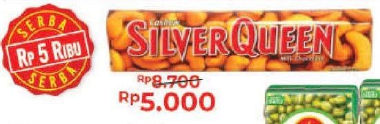 Promo Harga SILVER QUEEN Chocolate Almonds, Cashew, Fruit Nuts 28 gr - Alfamart