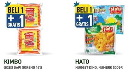 Promo Harga Hato Nugget/Kimbo Sosis Sapi Goreng  - Hypermart