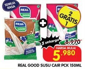 Promo Harga Real Good Susu UHT All Variants 150 ml - Superindo