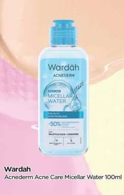 Promo Harga Wardah Acnederm Acne Care Micellar Water  100 ml - TIP TOP