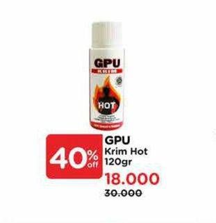 Promo Harga Cap Lang GPU Krim Hot 120 gr - Watsons