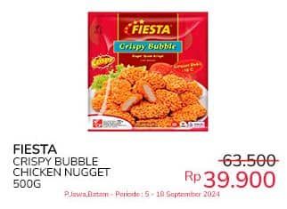 Promo Harga Fiesta Naget Crispy Bubble 500 gr - Indomaret