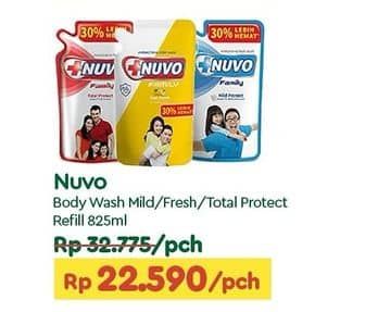 Promo Harga Nuvo Body Wash Mild Protect, Fresh Protect, Total Protect 825 ml - TIP TOP