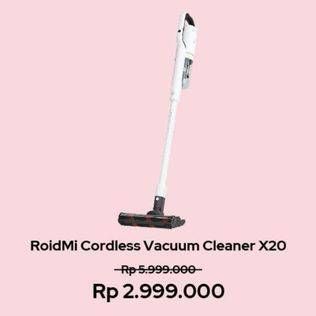 Promo Harga XIAOMI Roidmi Cordless Vacuum Cleaner X20  - Erafone