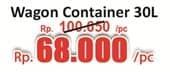 Promo Harga Lion Star Wagon Container 30lt  - Hari Hari