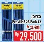 Promo Harga JOYKO Pencil HB 12 pcs - Hypermart