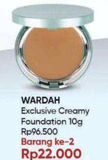 Promo Harga Wardah Exclusive Creamy Foundation  - Guardian