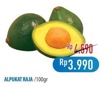 Promo Harga Alpukat Raja per 100 gr - Hypermart