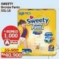 Promo Harga Sweety Bronze Pants Dry X-Pert XXL18 18 pcs - Alfamart