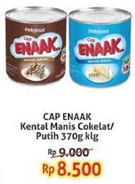Promo Harga CAP ENAAK Susu Kental Manis Cokelat, Putih 370 gr - Indomaret