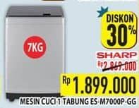 Promo Harga Sharp ES-M7000P-GG  - Hypermart