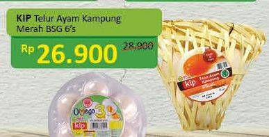 Promo Harga KIP Telur Ayam Kampung BSG 6 pcs - Alfamidi