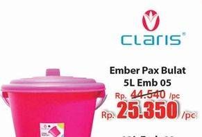 Promo Harga Claris Ember Pax EMB-05 5000 ml - Hari Hari